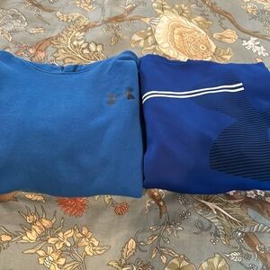 2 Under Armour Hooded Sweatshirts